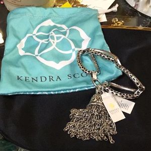 Kendra Scott silver Mia bracelet NWT